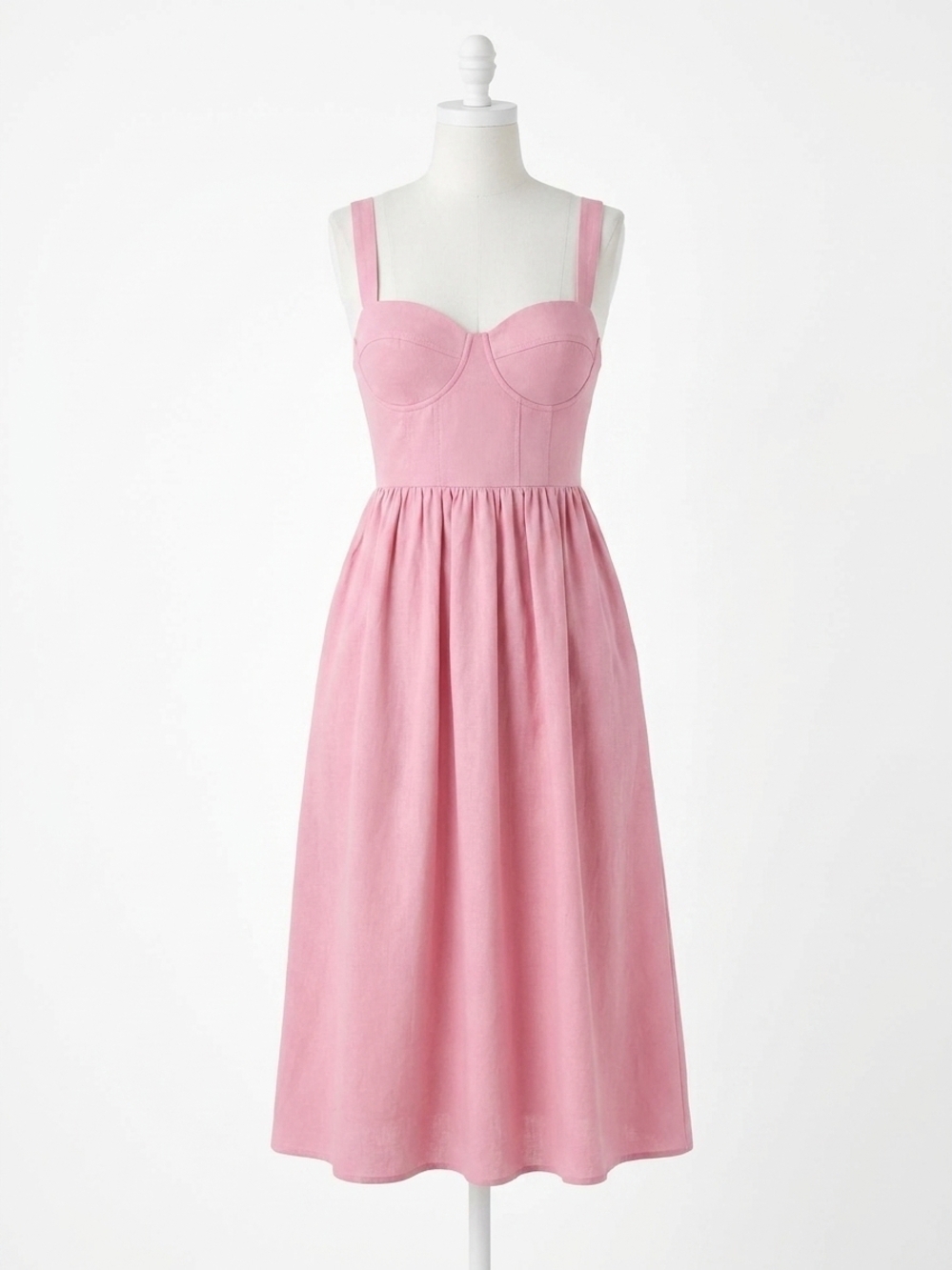 NEW L'AGENCE tiani bustier dress in lilac